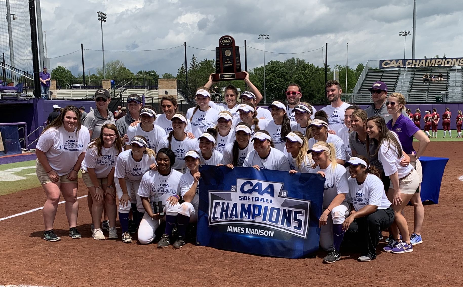 JMU softball 2019 CAA Champs